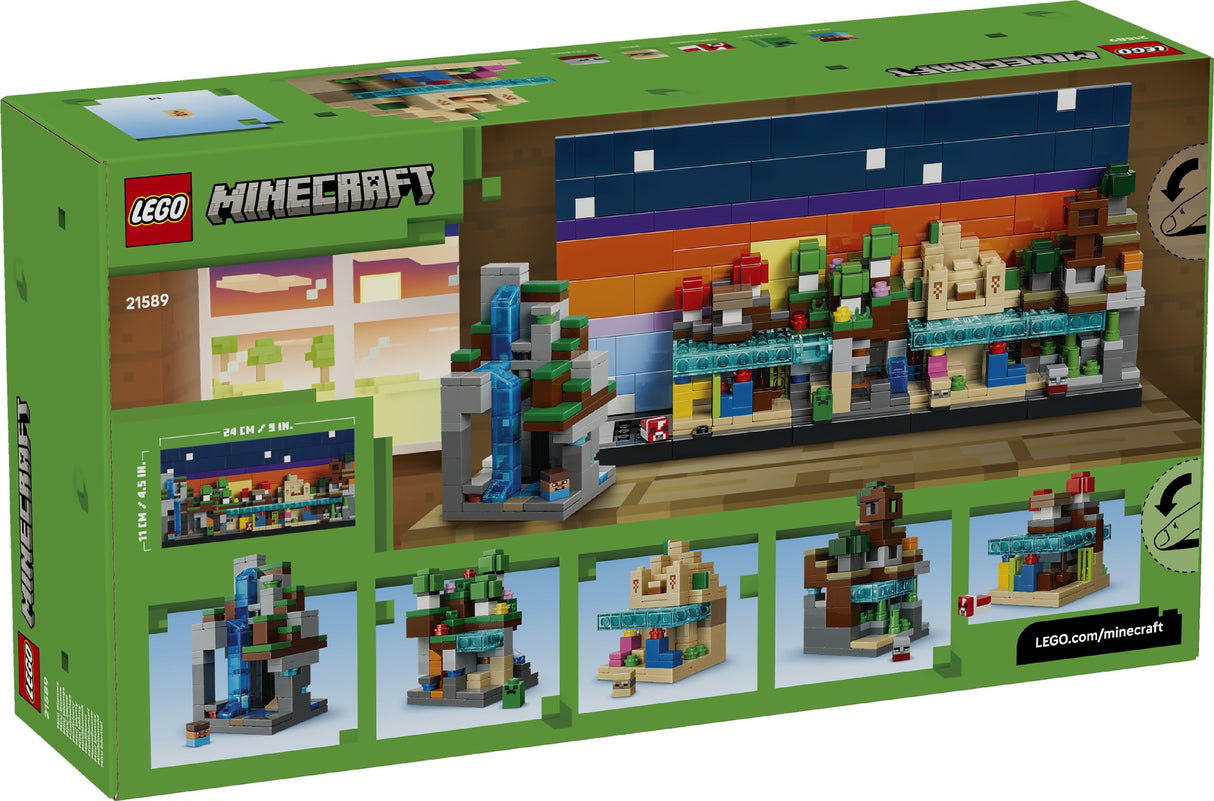 LEGO MINECRAFT MINI BIOMES 21589 AGE: 12+