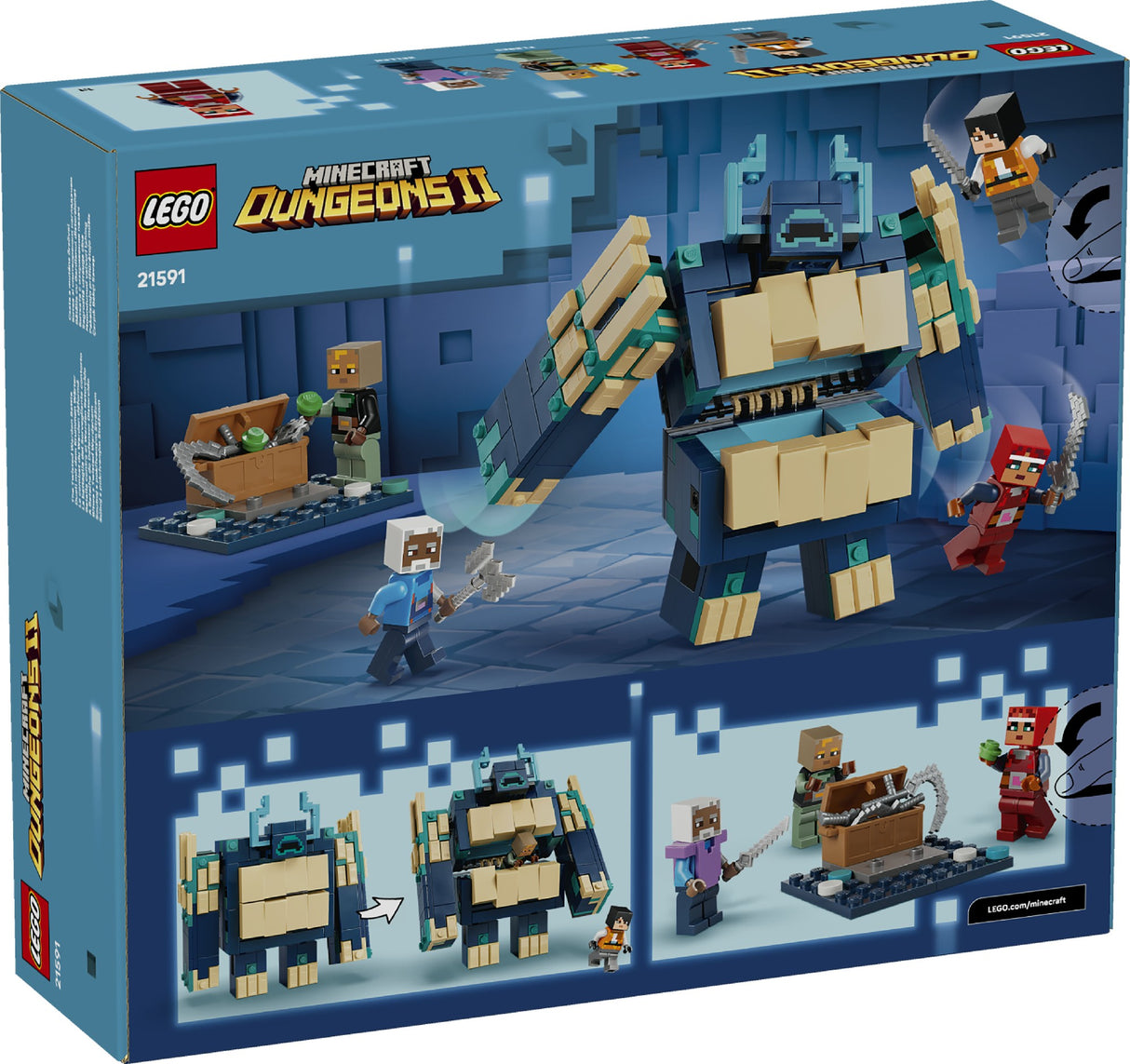 LEGO 21591 MINECRAFT THE TWISTED WARDEN BATTLE AGE: 8+