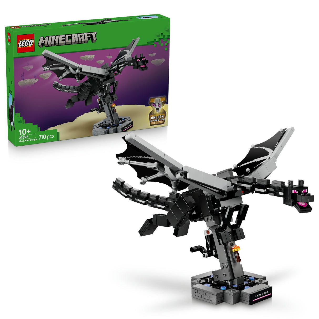 LEGO 21595 MINECRAFT ENDER DRAGON DISPLAY AGE: 10+