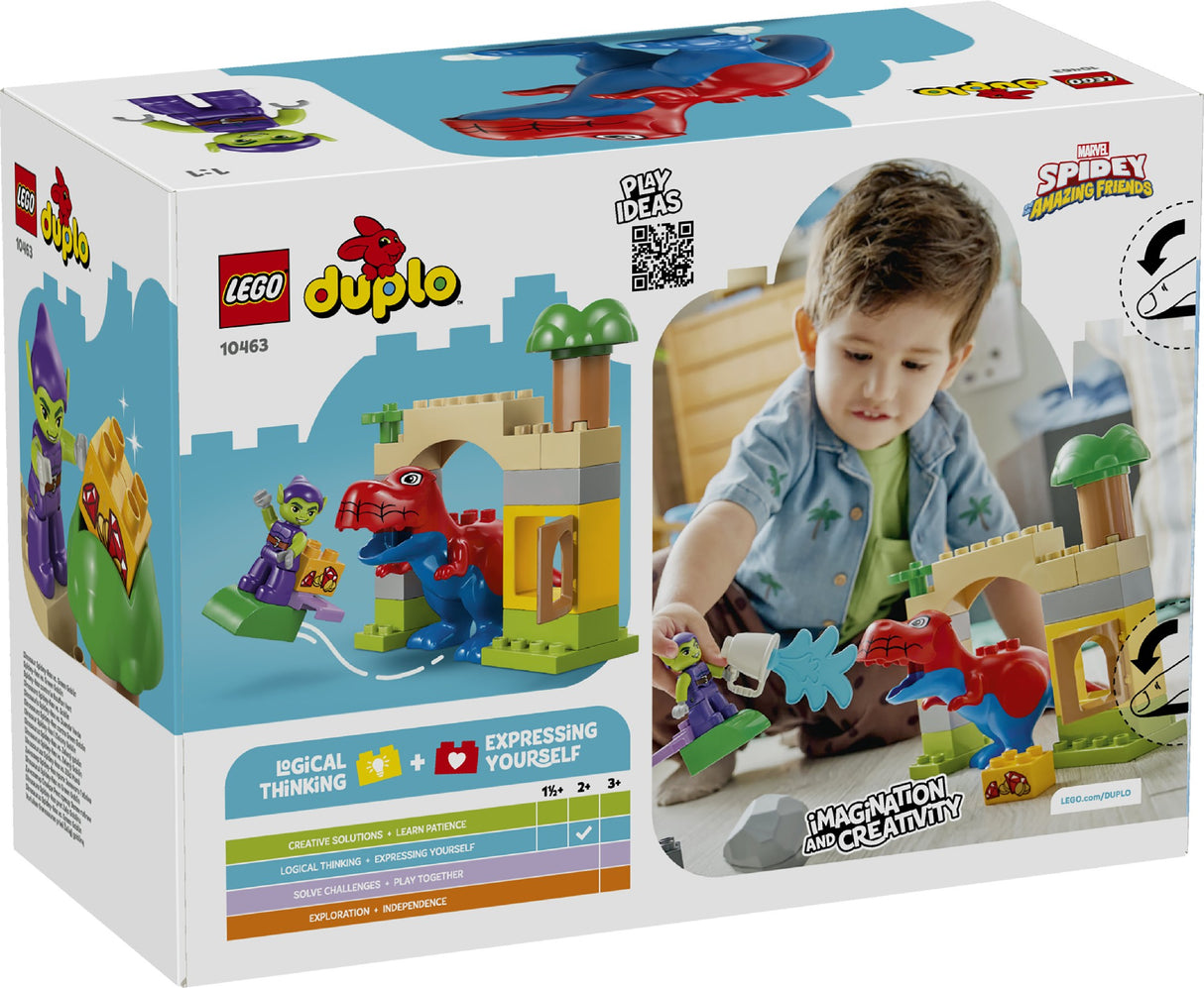 LEGO DUPLO DINOSAUR SPIDEY-REX VS. GREEN GOBLIN 10463 AGE: 2+