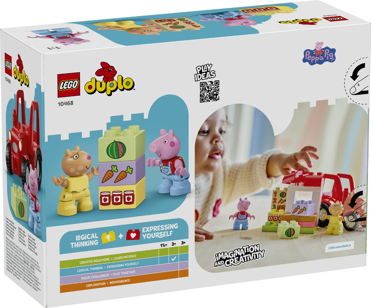 LEGO DUPLO TRACTOR AND MARKET 10468 AGE: 2+