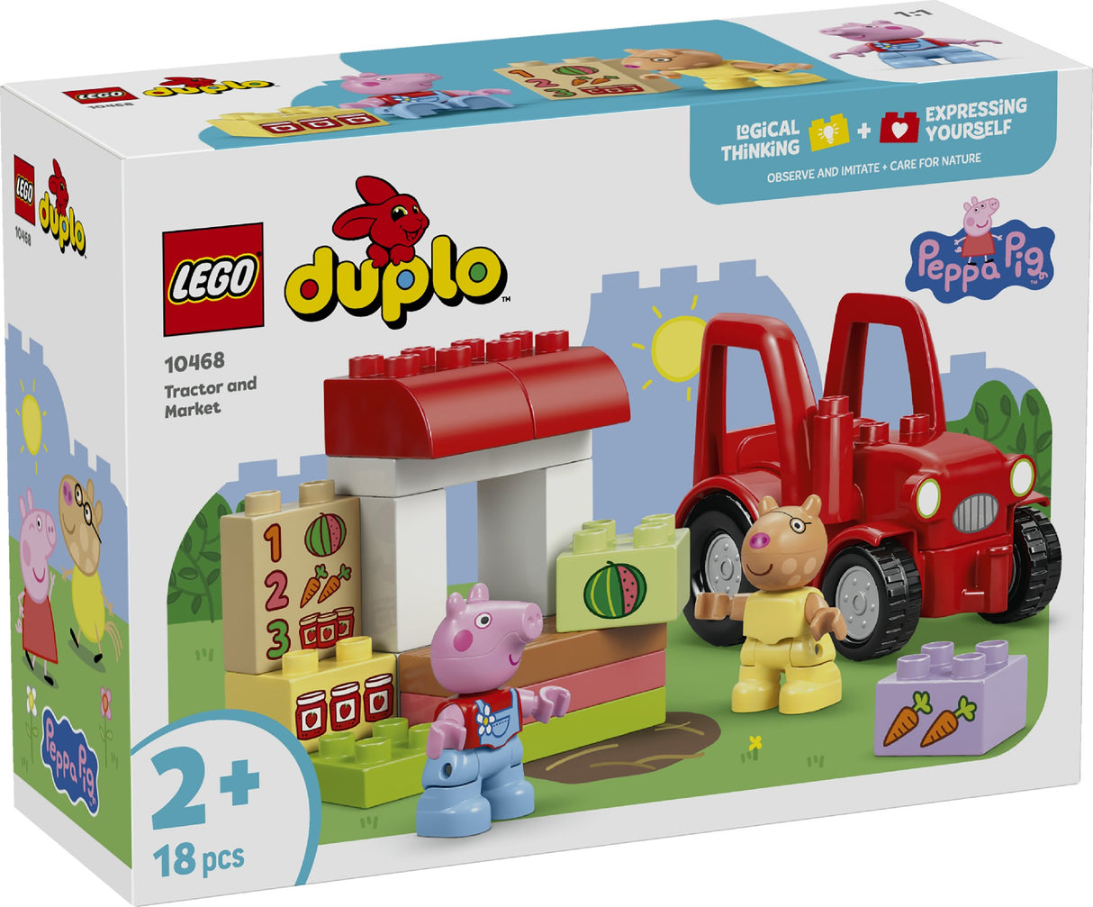 LEGO DUPLO TRACTOR AND MARKET 10468 AGE: 2+