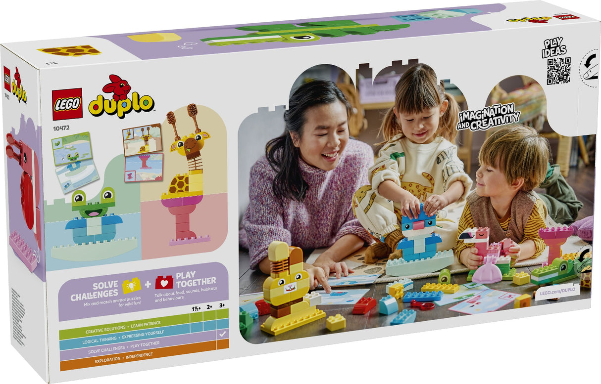LEGO 10472 DUPLO ANIMAL BUILDING GAME AGE: 3+