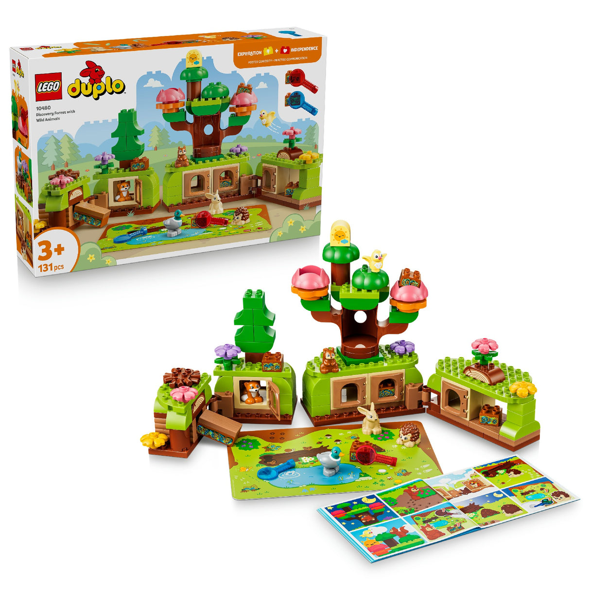 LEGO 10480 DUPLO DISCOVERY FOREST WITH WILD ANIMALS AGE: 3+