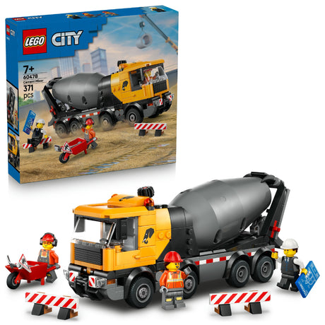 LEGO CITY CEMENT MIXER 60478 AGE: 7+