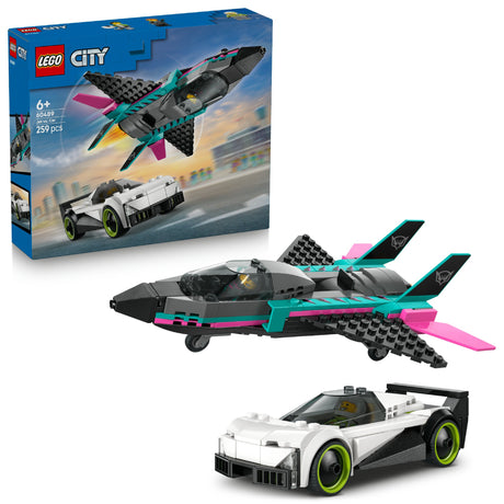 LEGO CITY JET VS. CAR 60489 AGE: 6+