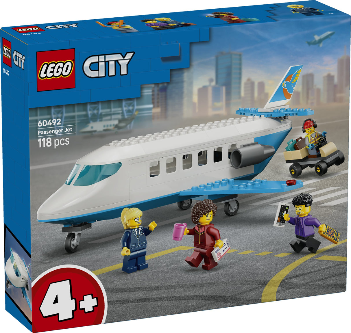 LEGO 60492 CITY PASSENGER JET AGE: 4+