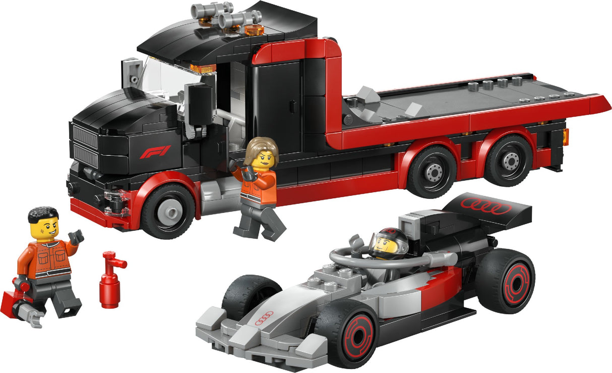 LEGO CITY F1 DISPLAY TRUCK WITH AUDI F1 60493 AGE: 7+