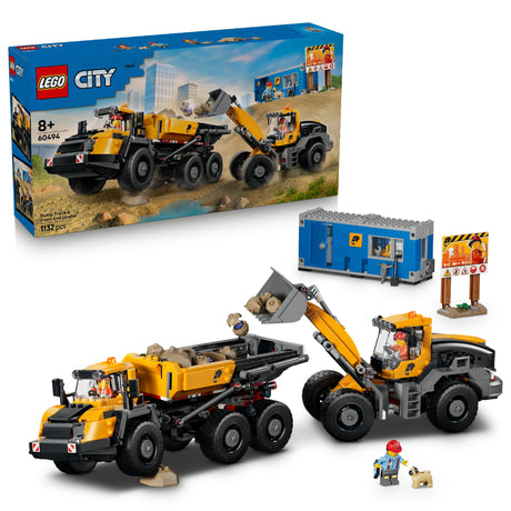 LEGO 60494 CITY DUMP TRUCK & FRONT END LOADER AGE: 8+