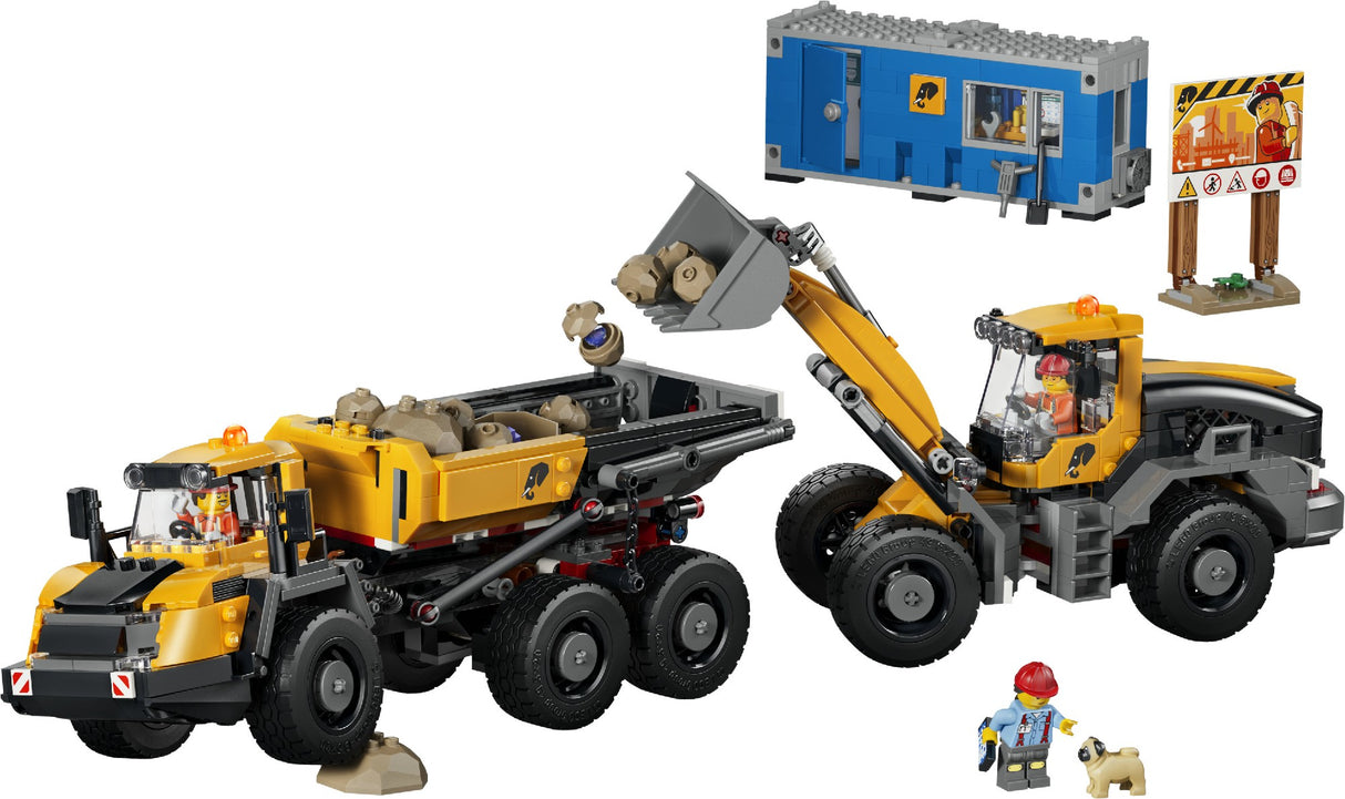 LEGO 60494 CITY DUMP TRUCK & FRONT END LOADER AGE: 8+