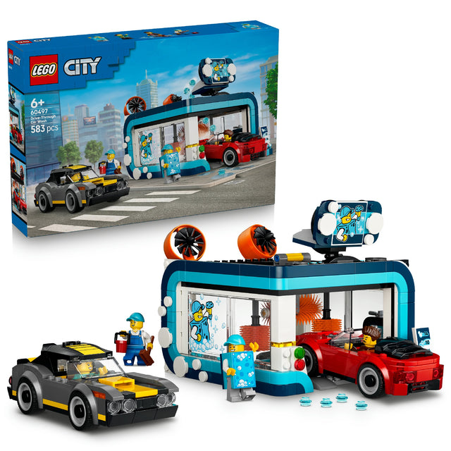 LEGO 60497 CITY DRIVE-THROUGH CAR WASH AGE: 6+