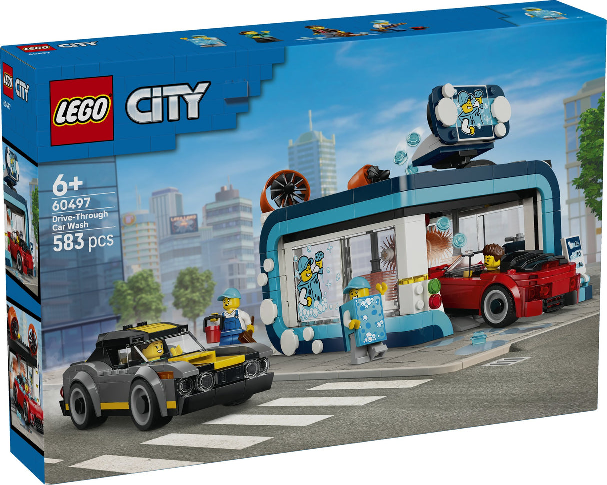 LEGO 60497 CITY DRIVE-THROUGH CAR WASH AGE: 6+