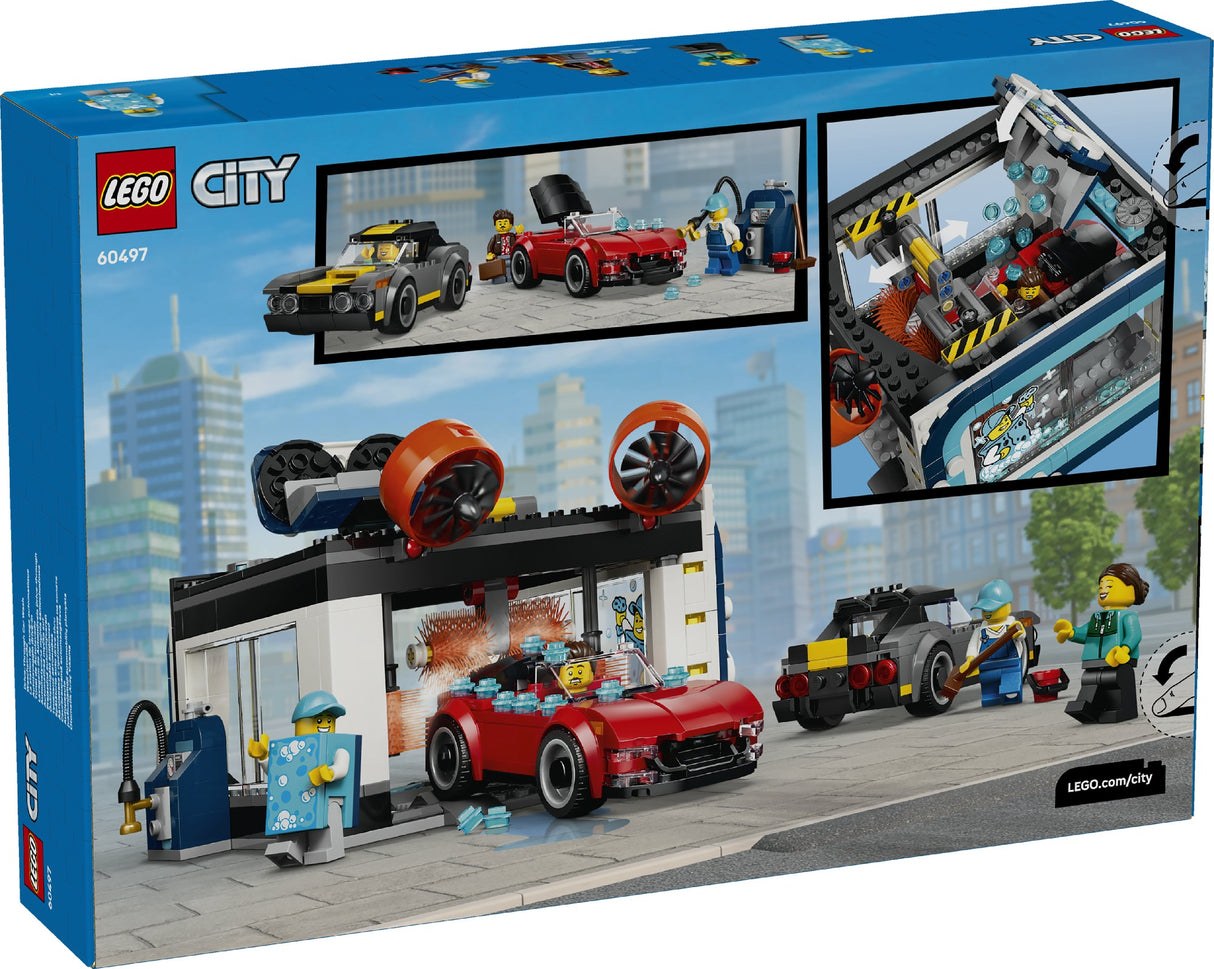 LEGO 60497 CITY DRIVE-THROUGH CAR WASH AGE: 6+