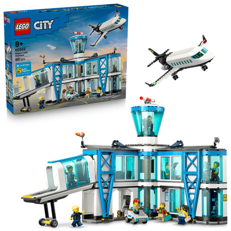 LEGO CITY AIRPORT WITH AIRPLANE 60502 AGE: 8+