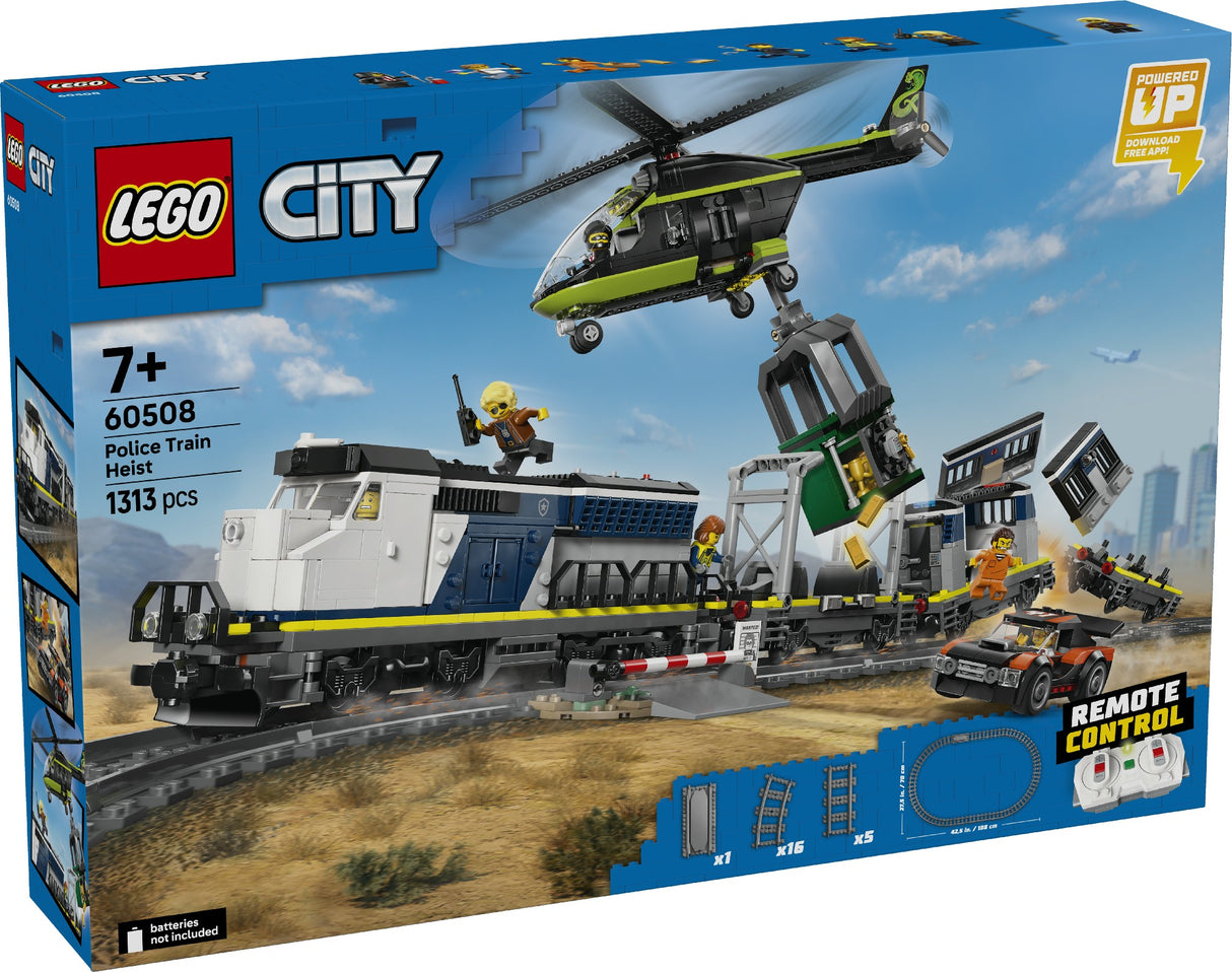 LEGO CITY POLICE TRAIN HEIST 60508 AGE: 7+