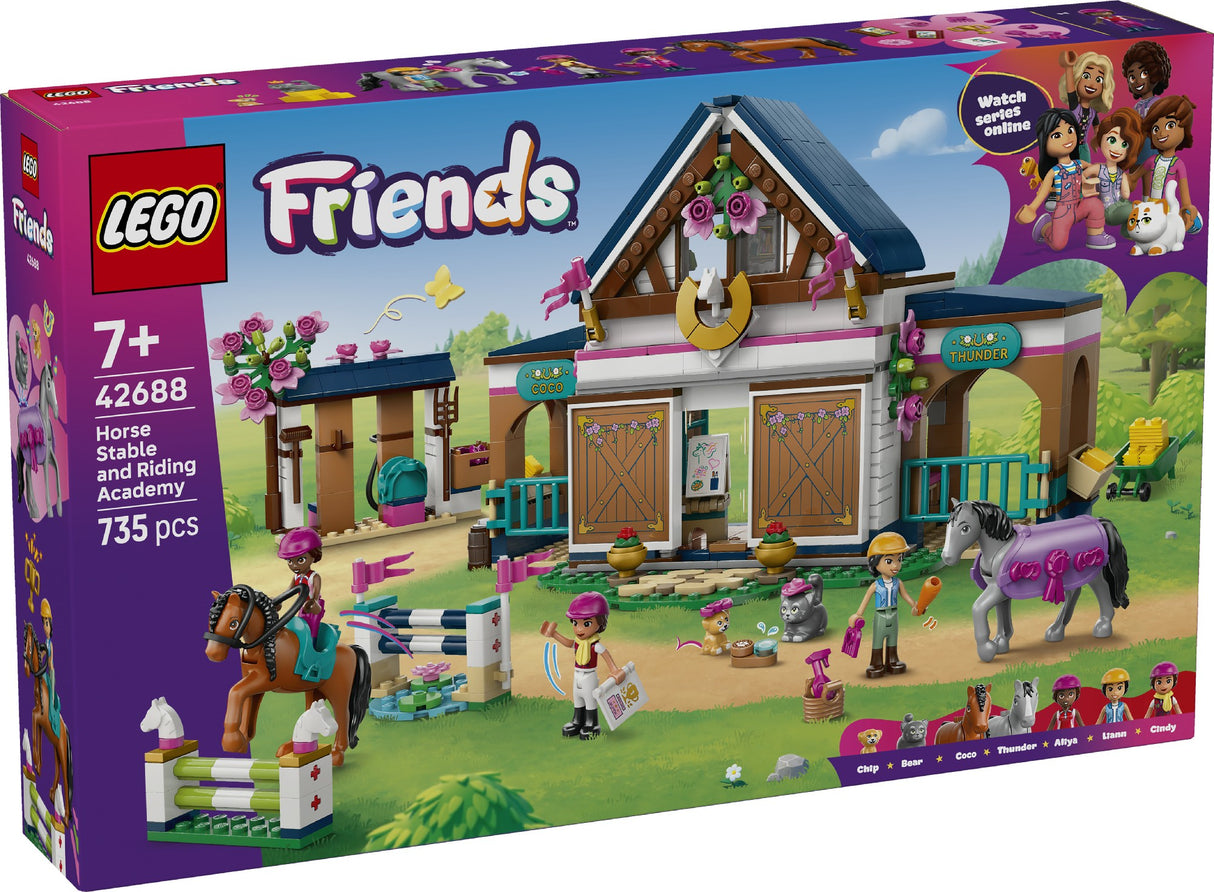 LEGO LEGO FRIENDS HORSE STABLE AND RIDING ACADEMY 42688 AGE: 7+