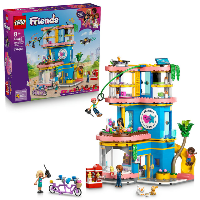 LEGO LEGO FRIENDS HEARTLAKE CITY FRIENDS CLUB HOUSE 42689 AGE: 8+