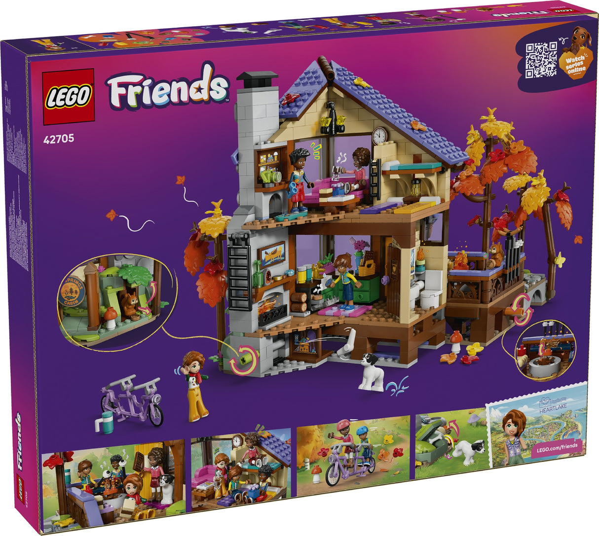 LEGO 42705 LEGO FRIENDS COZY AUTUMN FOREST CABIN AGE: 9+