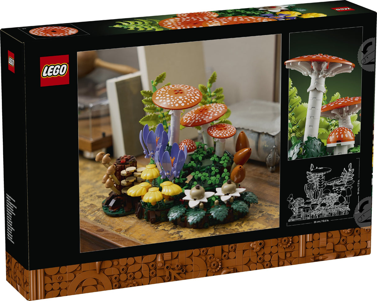 LEGO 11505 BOTANICALS WOODLAND MUSHROOMS AGE: 18+