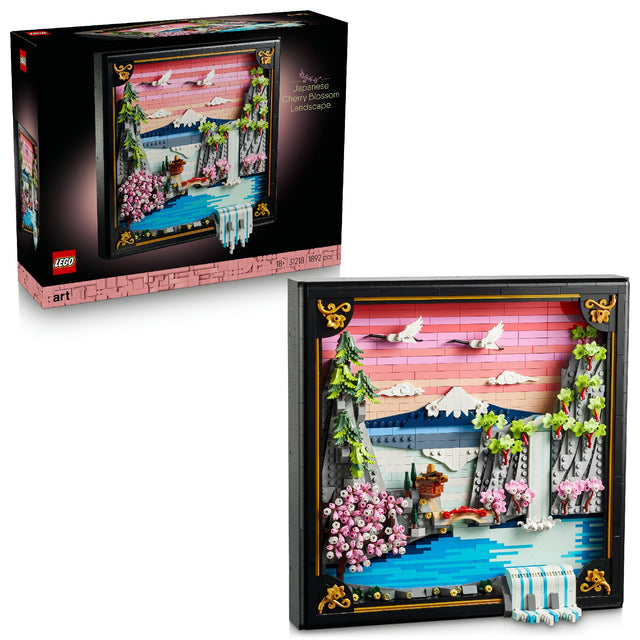 LEGO ART JAPANESE CHERRY BLOSSOM LANDSCAPE 31218 AGE: 18+