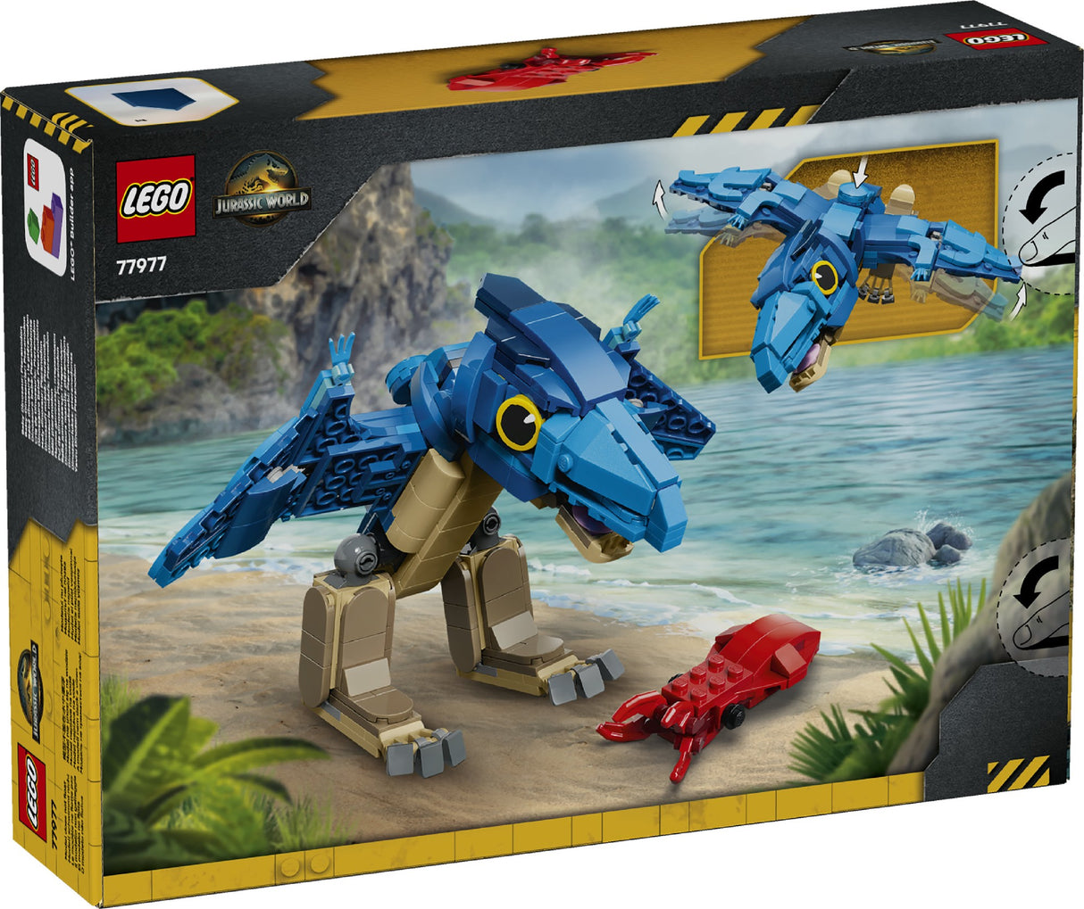 LEGO 77977 JURASSIC WORLD BABY DINOSAUR: PTERANODON AGE: 7+