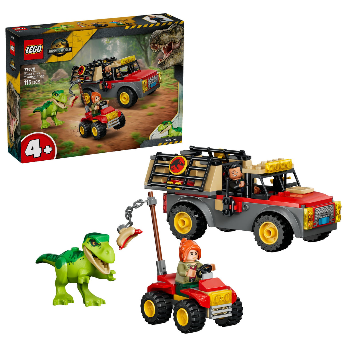 Lego 77978 Jurrasic World Young T-Rex Transport Truck Age 4+