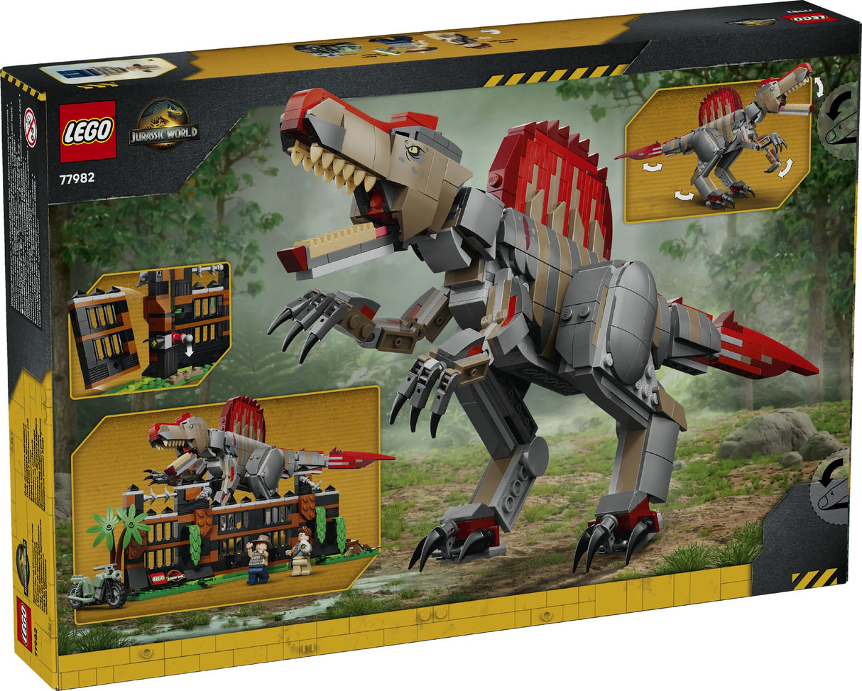 LEGO 77982 JURASSIC WORLD SPINOSAURUS DINOSAUR ESCAPE AGE: 9+