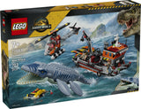 LEGO 77983 JURASSIC WORLD MOSASAURUS DINOSAUR BOAT ATTACK AGE: 7+