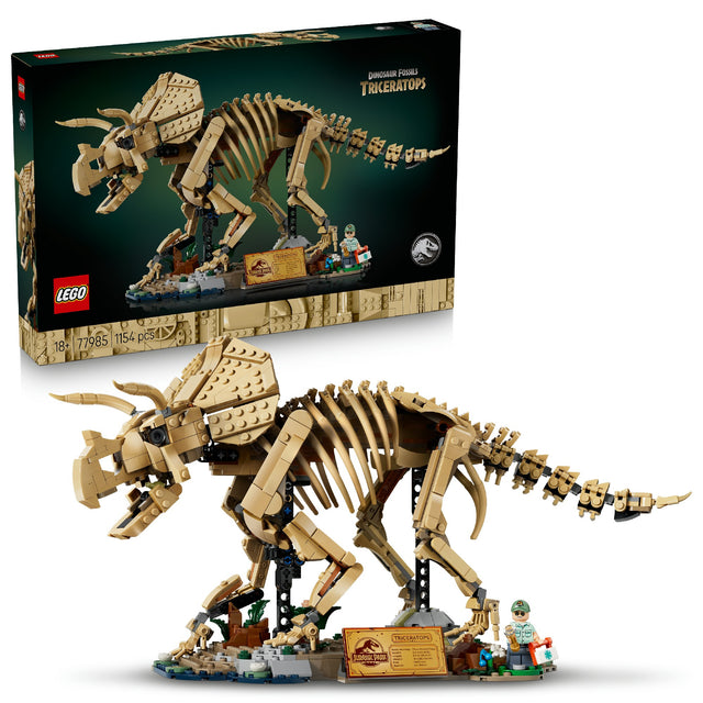 LEGO 77985 JURASSIC WORLD DINOSAUR FOSSILS - TRICERATOPS AGE: 18+