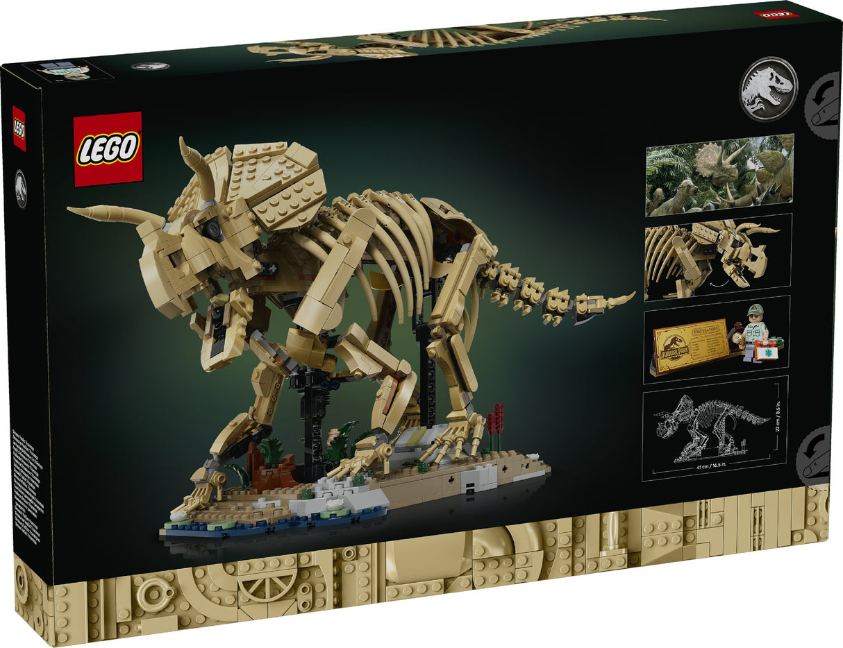 LEGO 77985 JURASSIC WORLD DINOSAUR FOSSILS - TRICERATOPS AGE: 18+