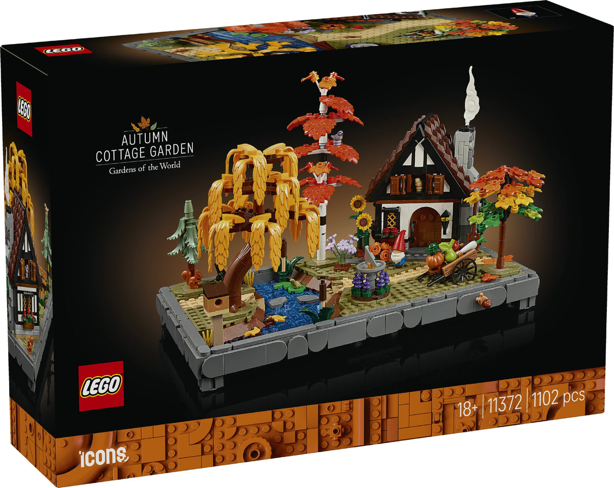 LEGO ICONS AUTUMN COTTAGE GARDEN 11372 AGE: 18+
