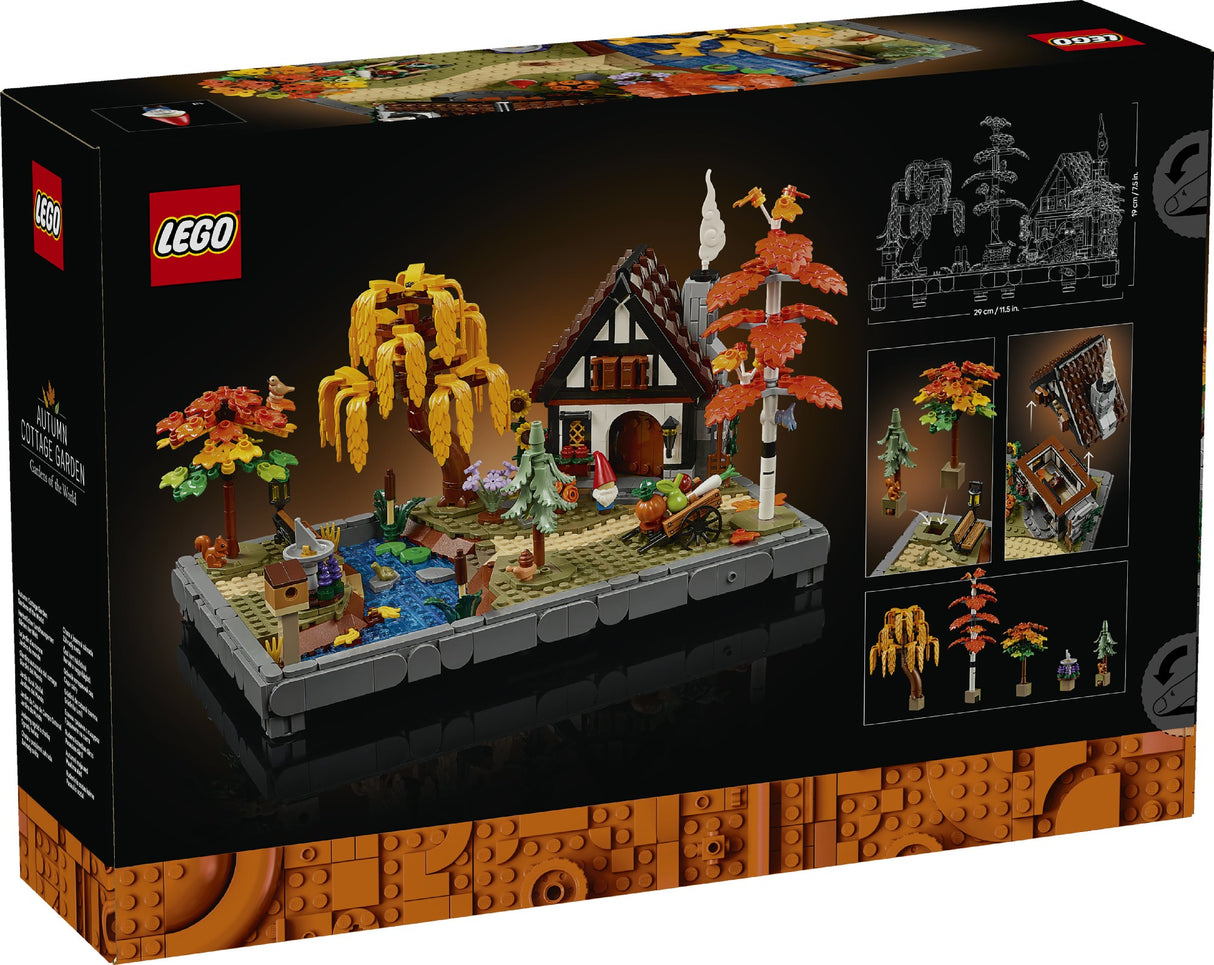 LEGO ICONS AUTUMN COTTAGE GARDEN 11372 AGE: 18+