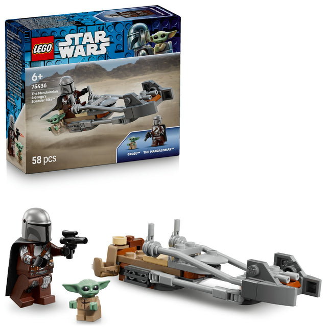 LEGO STAR WARS TM THE MANDALORIAN & GROGU'S SPEEDER BIKE™ 75436 AGE: 6+
