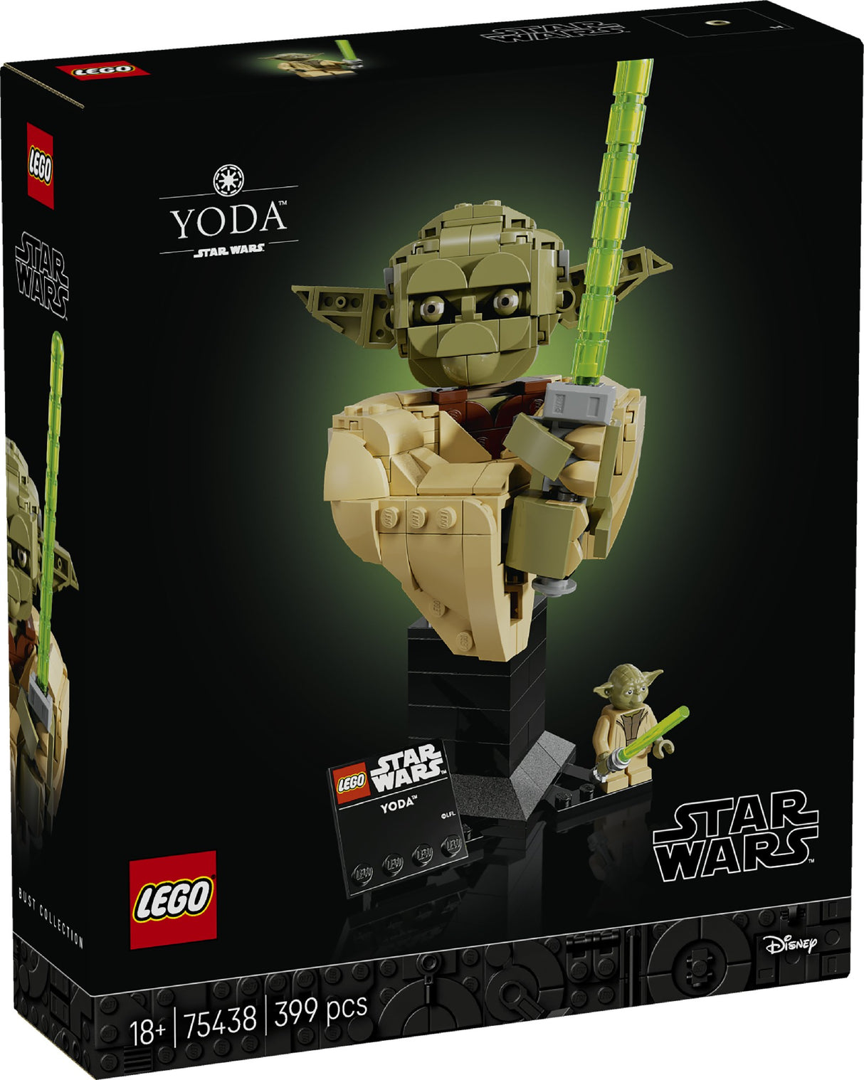 Lego Star Wars Yoda Bust 75438 Age: 18+