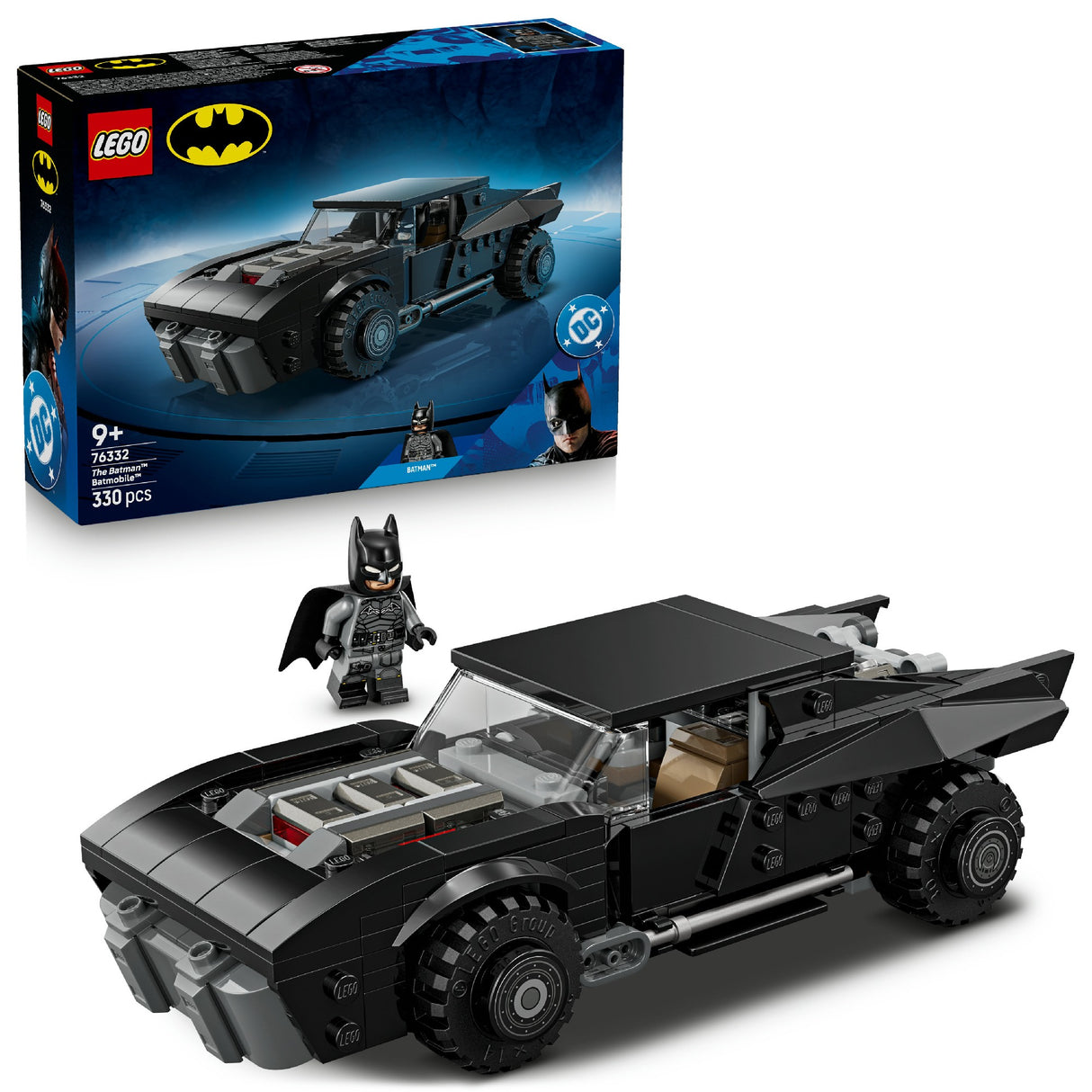 LEGO SUPER HEROES DC THE BATMAN BATMOBILE 76332 AGE: 9+