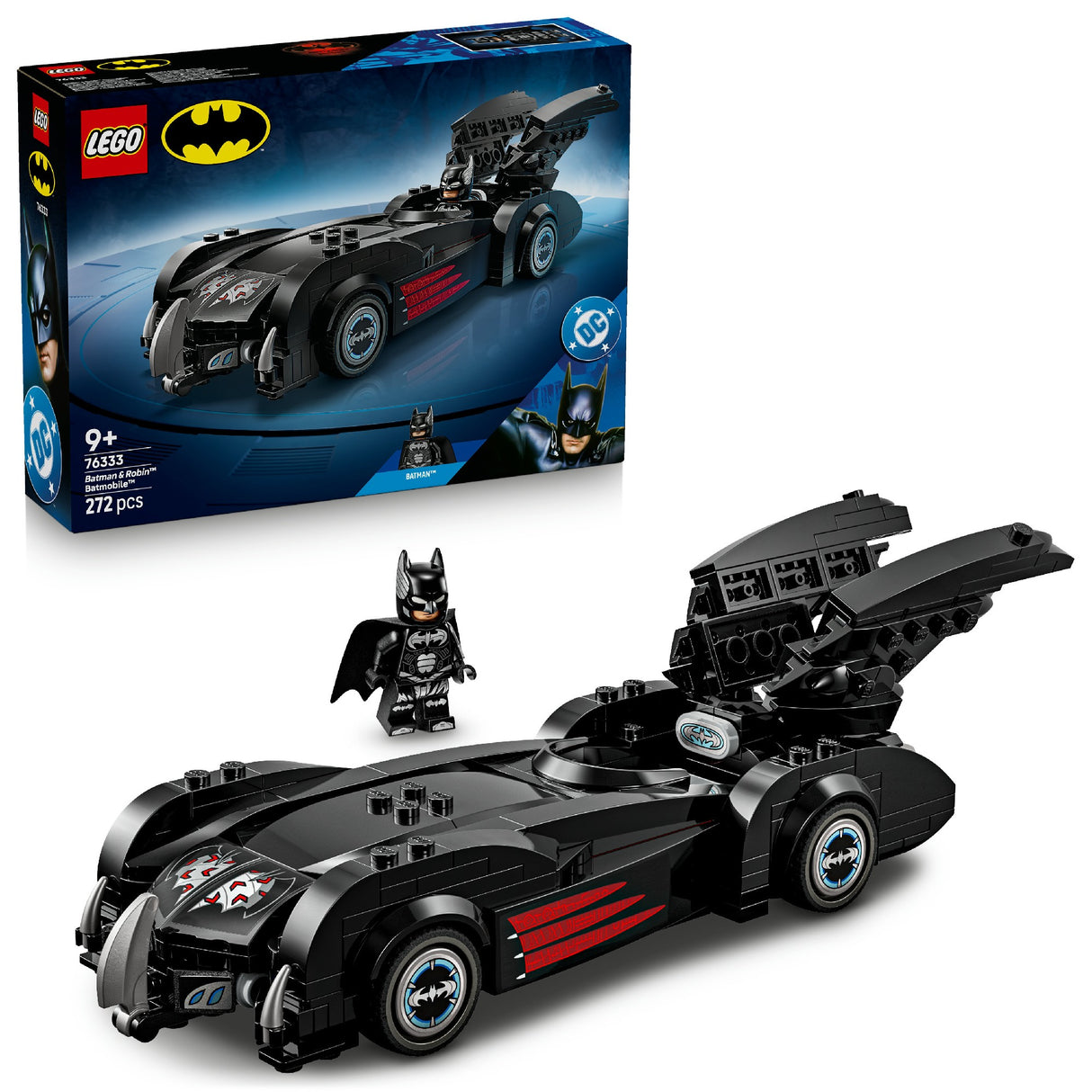 LEGO SUPER HEROES DC BATMAN & ROBIN 76333 AGE: 9+