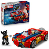 LEGO SUPER HEROES MARVEL SPIDER-MAN CAR VS. VENOMIZED WOLVERINE 76336 AGE: 7+