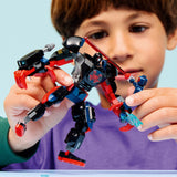 LEGO SUPER HEROES MARVEL MILES MORALES MECH VS. SPIDER-MAN 2099 76337 AGE: 6+
