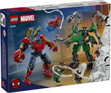 LEGO SUPER HEROES MARVEL MECH BATTLE: SPIDER-MAN VS. DOC OCK 76338 AGE: 6+