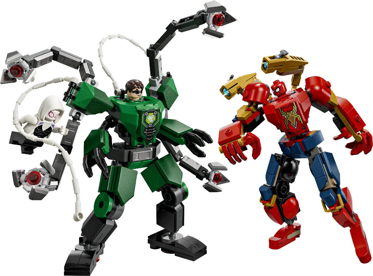 LEGO SUPER HEROES MARVEL MECH BATTLE: SPIDER-MAN VS. DOC OCK 76338 AGE: 6+