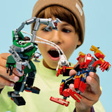 LEGO SUPER HEROES MARVEL MECH BATTLE: SPIDER-MAN VS. DOC OCK 76338 AGE: 6+
