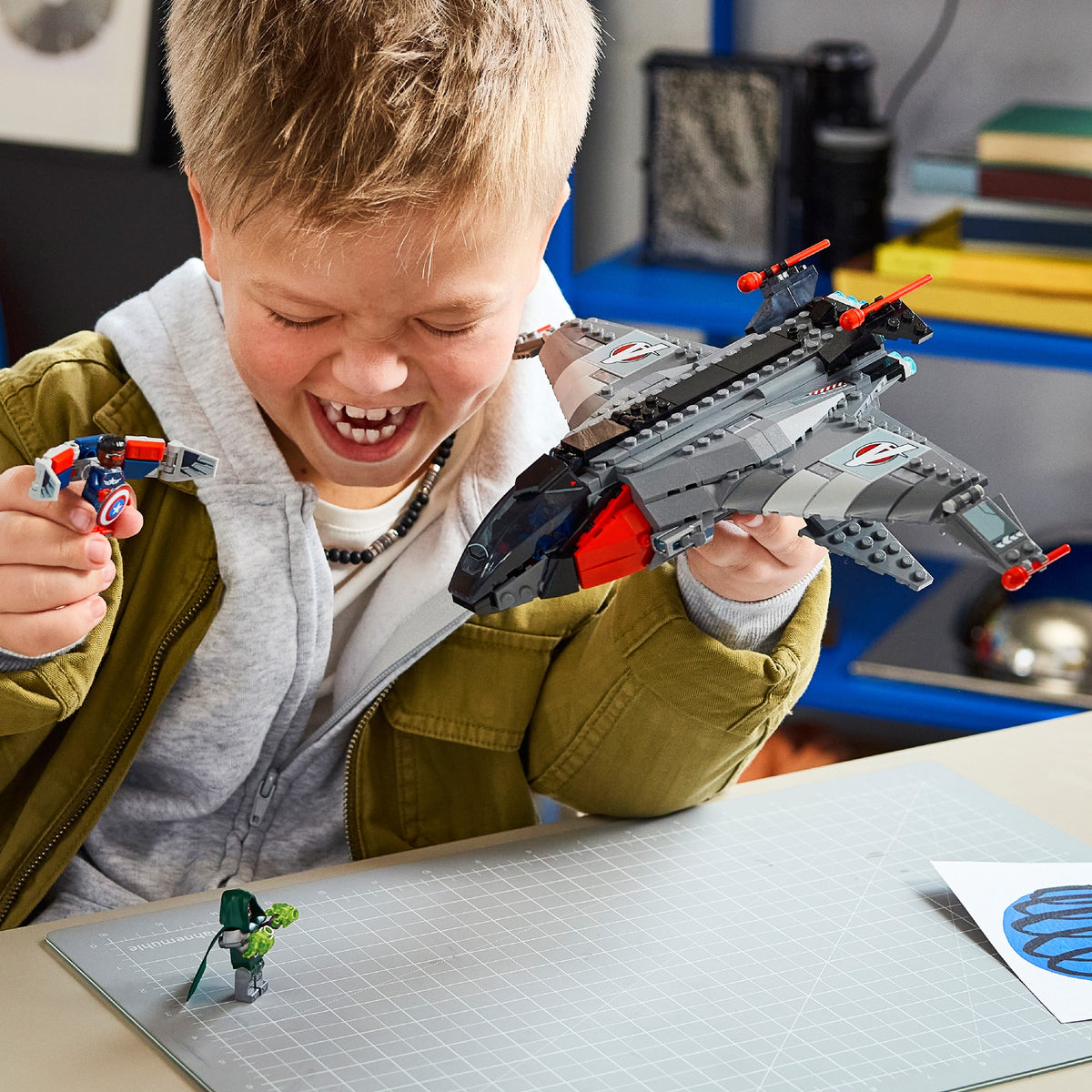 LEGO 76347 MARVEL AVENGERS: DOOMSDAY QUINJET AGE: 9+