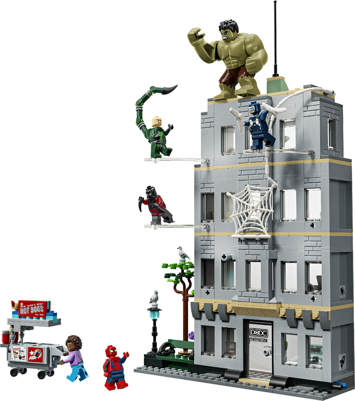 LEGO 76350 SUPER HEROES SPIDER-MAN VS HULK EPIC CLASH AGE: 8+