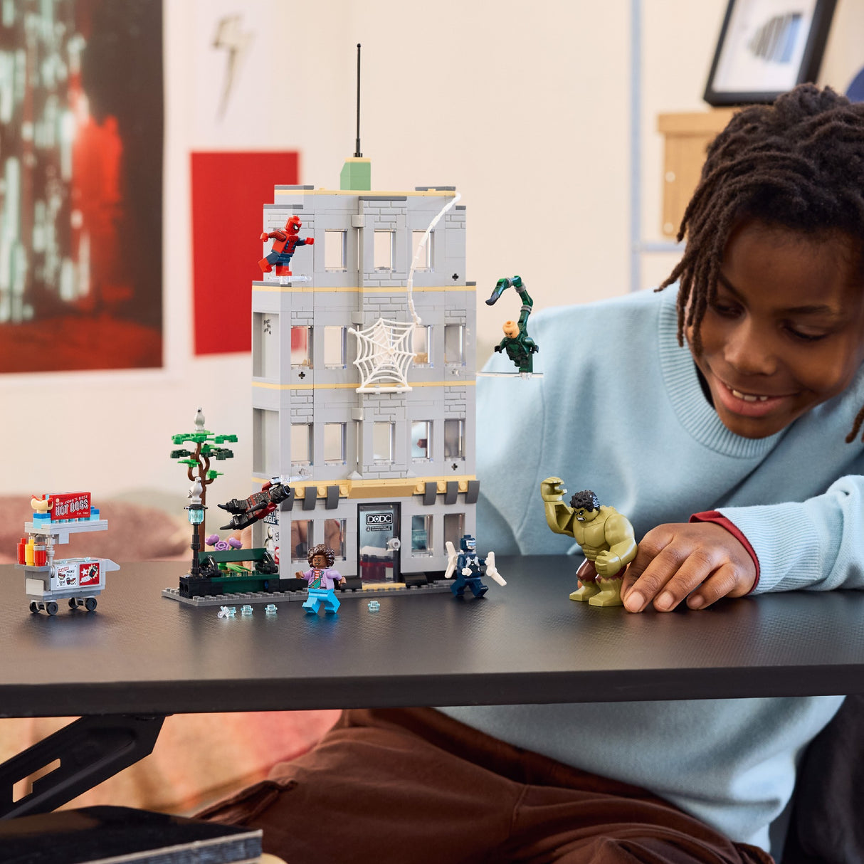 LEGO 76350 SUPER HEROES SPIDER-MAN VS HULK EPIC CLASH AGE: 8+