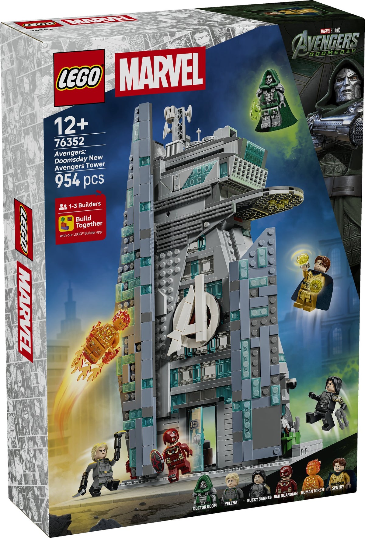 LEGO 76352 MARVEL AVENGERS: DOOMSDAY NEW AVENGERS TOWER AGE: 12+