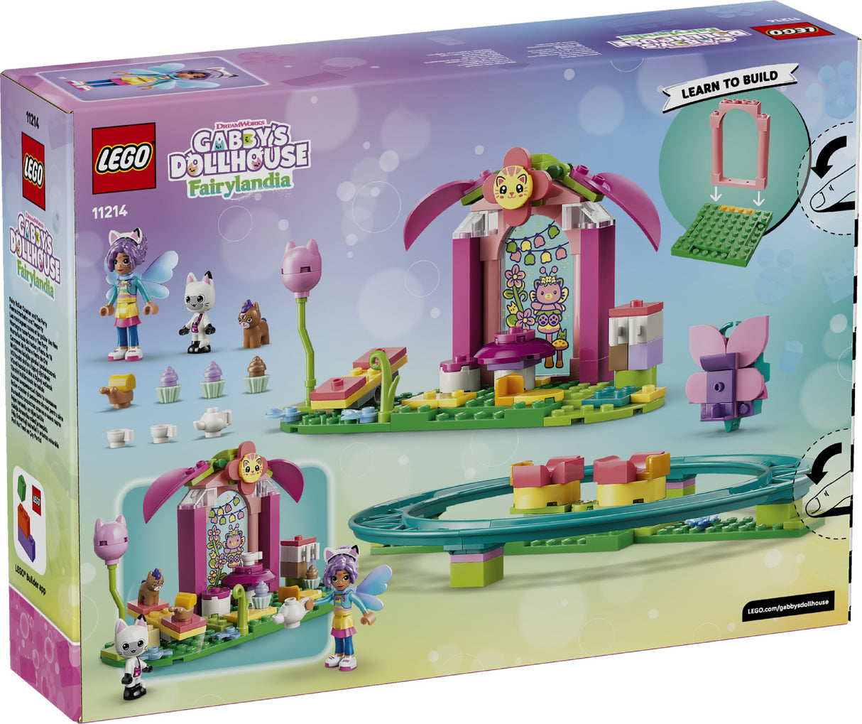LEGO 11214 GABBY'S DOLLHOUSE FAIRY ROLLER COASTER AND TEA PARTY AGE: 4+