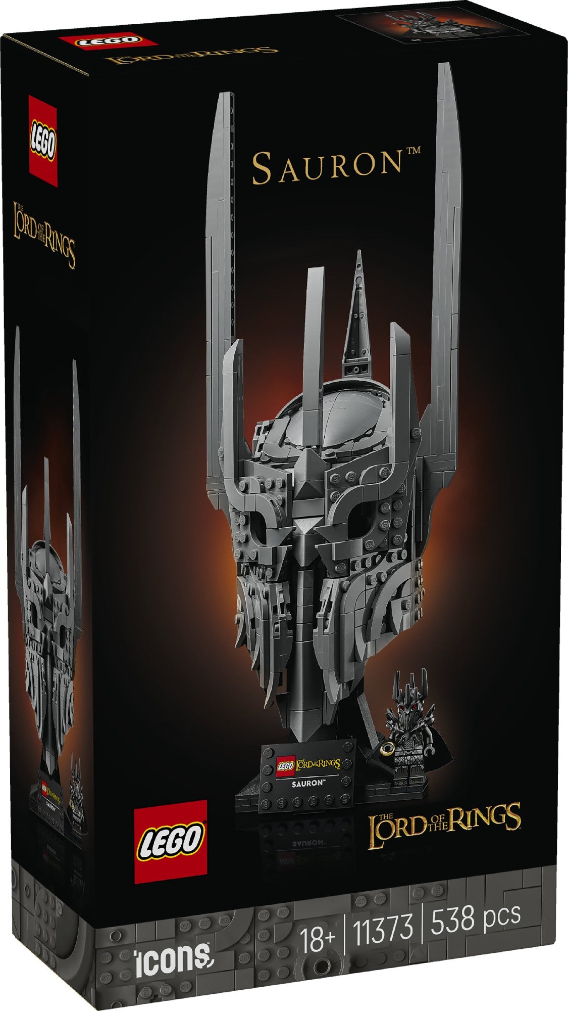 Lego Icons The Lord Of The Rings: Sauron'S Helmet 11373 Age: 18+