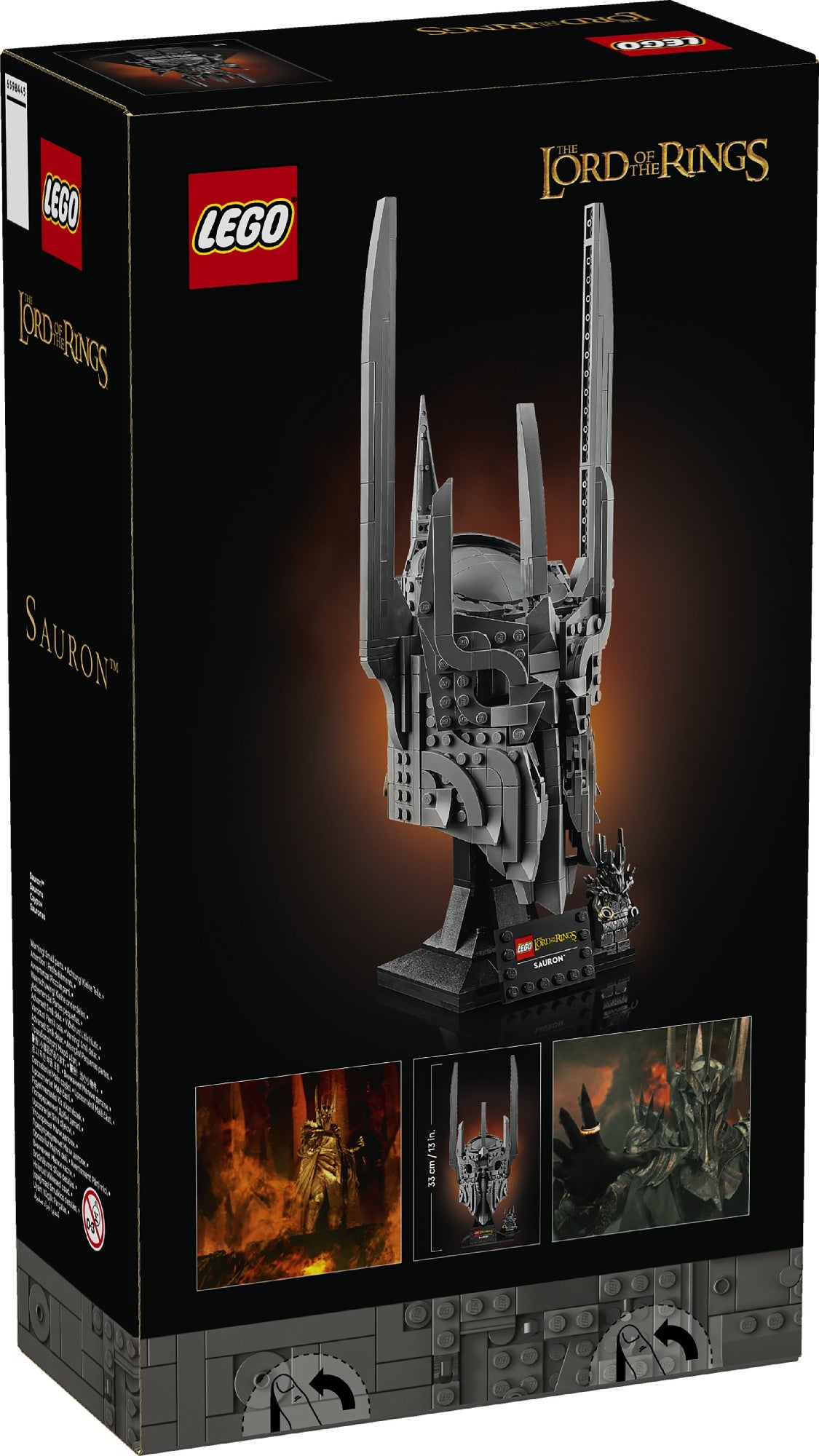 Lego Icons The Lord Of The Rings: Sauron'S Helmet 11373 Age: 18+
