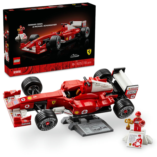 Lego Icons Ferrari F2004 & Michael Schumacher 11375  Age: 18+