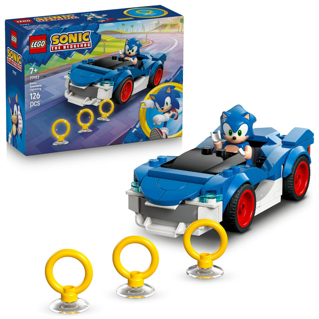 LEGO SONIC SONIC: SPEEDSTER LIGHTNING 77117 AGE: 7+